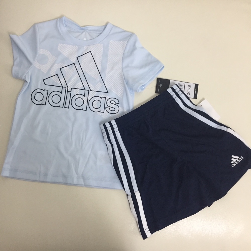 Adidas boy shorts top outfit set 6207